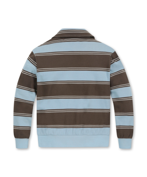 (W) Stripe Half Zip-up T-shirt G5TAW25722BUX