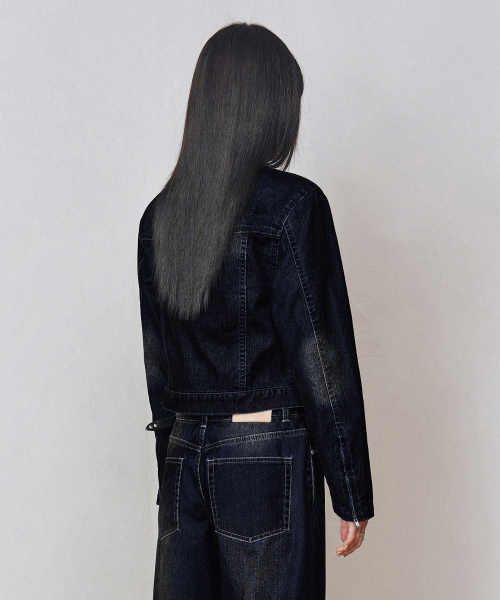 Вельветовая джинсовка Velvet Denim Jacket DCWJK001DBLUE