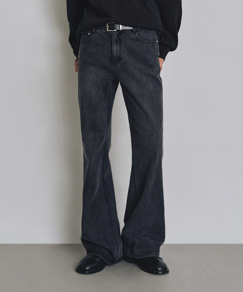 Широкие джинсы клёш Loose Fit Blue COOSPT249BLUE