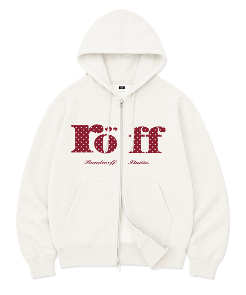 RÖFF TYPE PLAY SPACE DOT OVER FIT 2-WAY ZIP-UP (5color)
