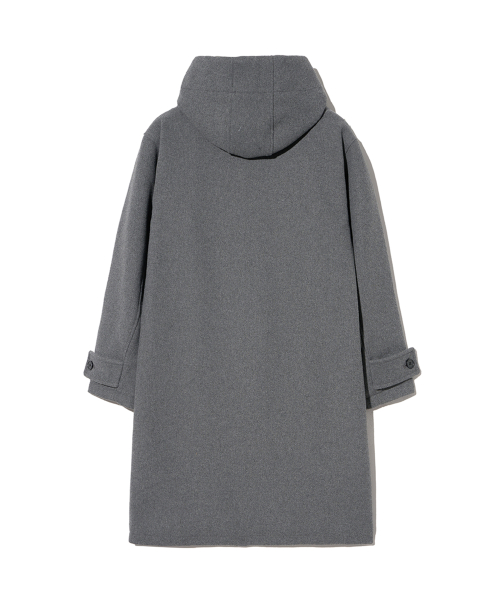 Длинное дафлкот из шерсти GRAY