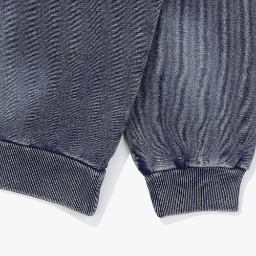 Свитшот из денима с эффектом спрей-окрашивания DENIM