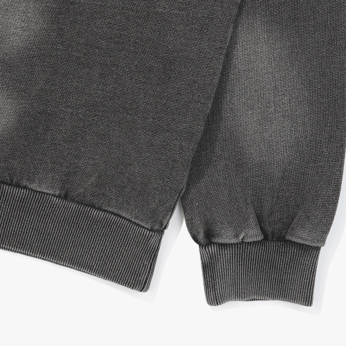 Джинсовый свитшот Spray Wash BLACK