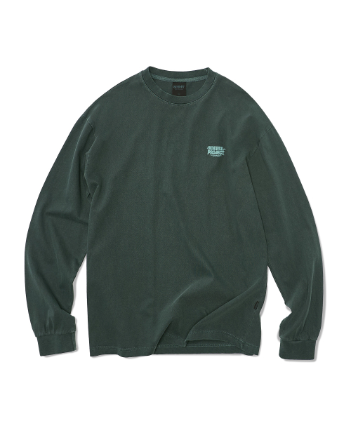 Лонгслив оверсайз Transition Pigment MLT117 [BLUEGREEN]