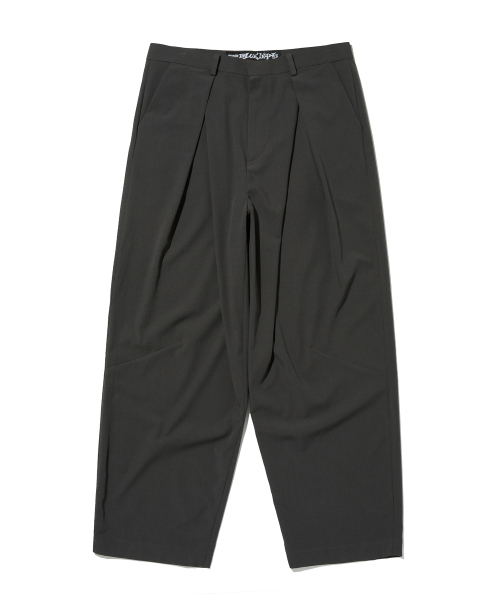 ONE TUCK SLACKS [GRAY]