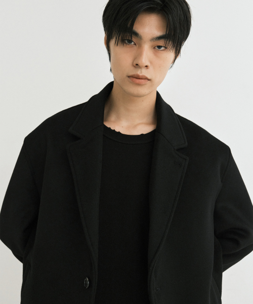 Warm wool blazer куртка (black)