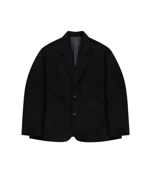 Warm wool blazer куртка (black)