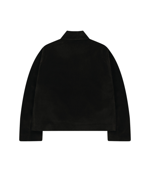Suede crop куртка (brown)