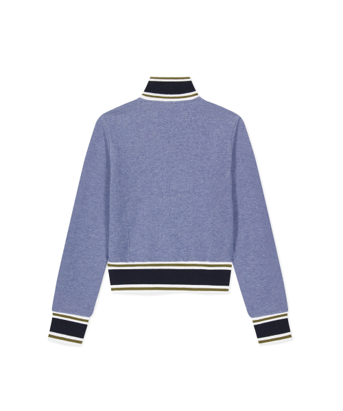 W Patch Track Jacket Heather Navy
