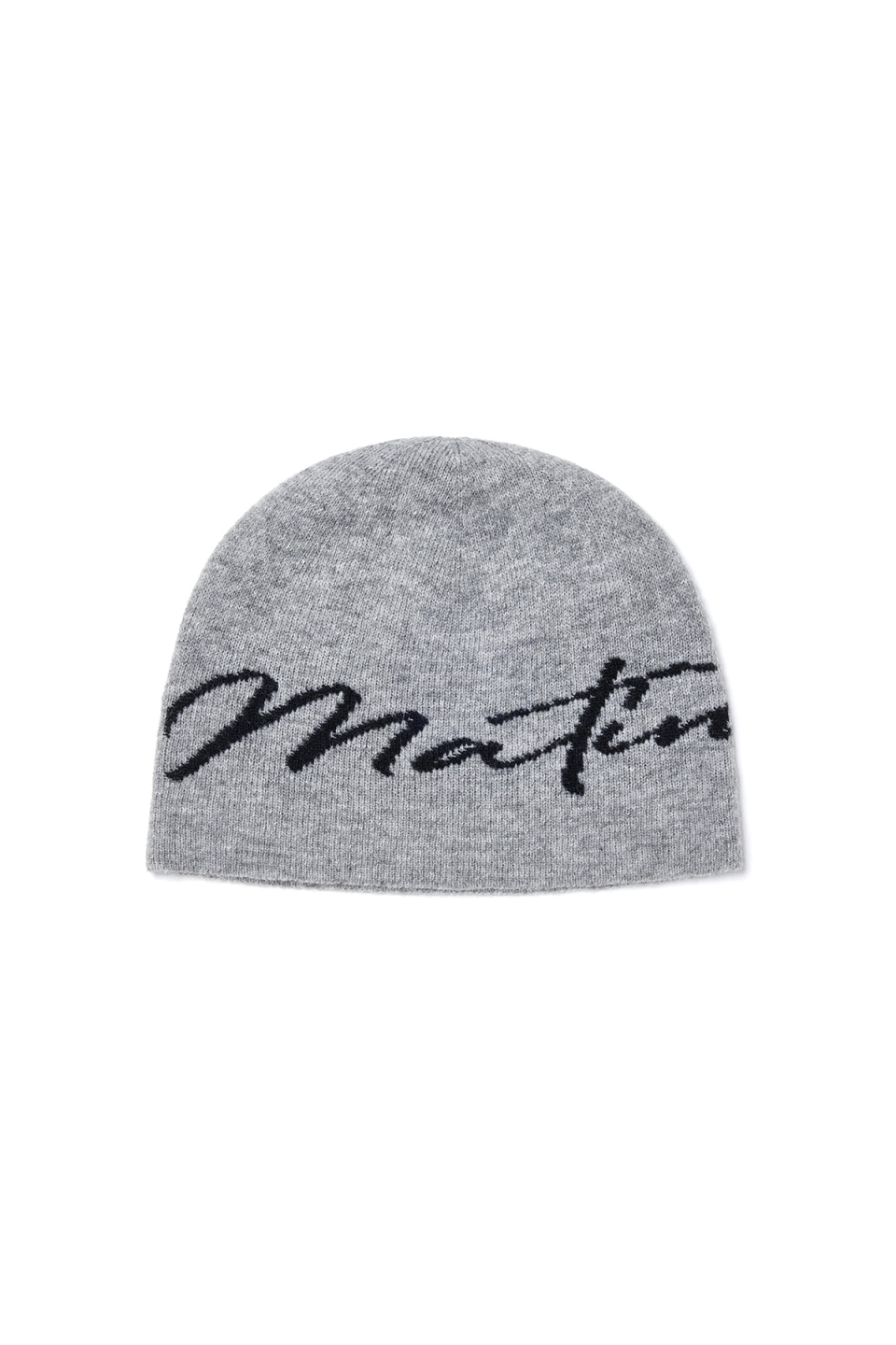 小物 Matin Kim LETTERING KNIT MUFFLER IN GREY MUSINSA公式 | MATIN KIM LETTERING KNIT MUFFLER IN GRAY