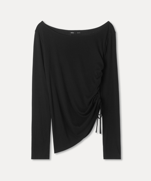 MIXXO ミッソー ボートネック シュリンク Tシャツ 画像 2