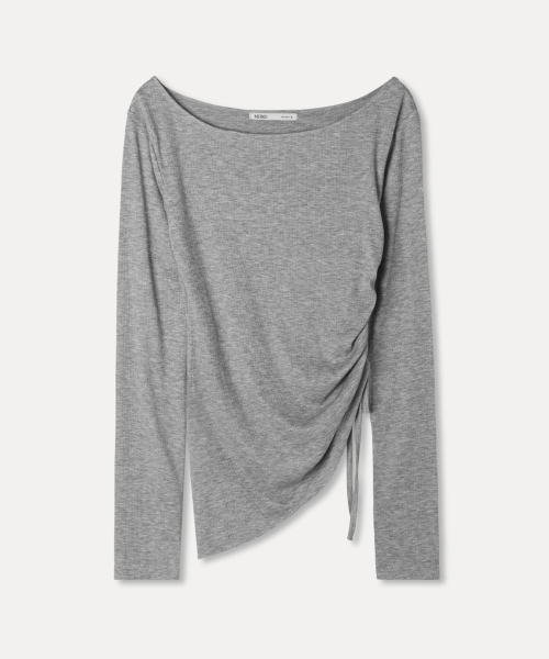 MIXXO ミッソー ボートネック シュリンク Tシャツ 画像 3