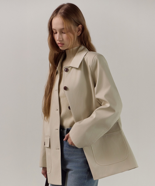 Cotton Half Coat_2Color