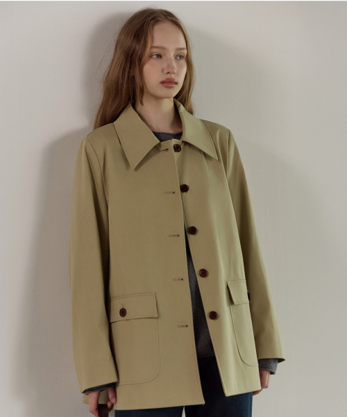 Cotton Half Coat_2Color