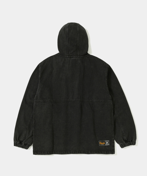 NY STREET TAIL DENIM ANORAK JACKET_GRAY JEAN