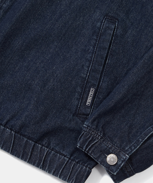 TRAJAN LABEL DENIM BLOUSON JACKET_INDIGO JEAN