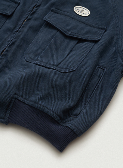 Tessie Cotton Blouson_Navy