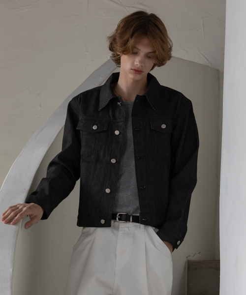 Nox Denim Trucker Jacket [Non-Fade Black]