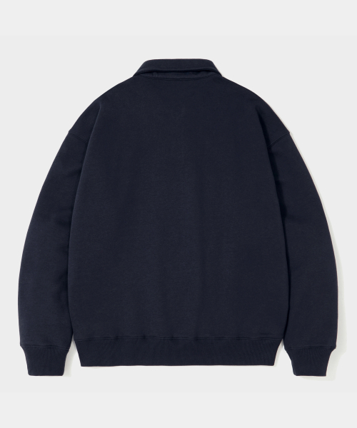 CU ARCH FLEECE H/ZIP SWEATSHIRTS_CROWN NAVY