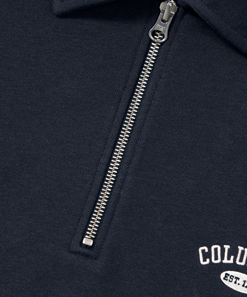 CU ARCH FLEECE H/ZIP SWEATSHIRTS_CROWN NAVY