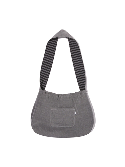 PIGMENT DYED REVERSIBLE CROSSBODY BAG [CHA]