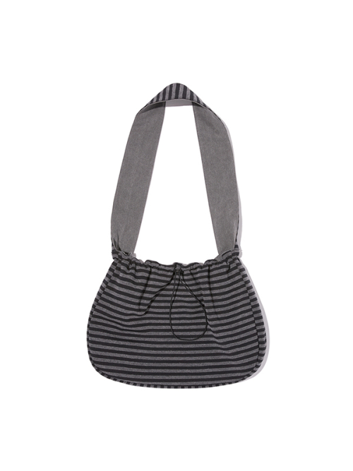 PIGMENT DYED REVERSIBLE CROSSBODY BAG [CHA]