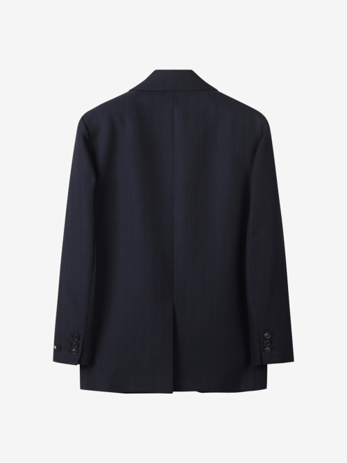 STANDARD SINGLE JACKET_STRIPED FABRIC