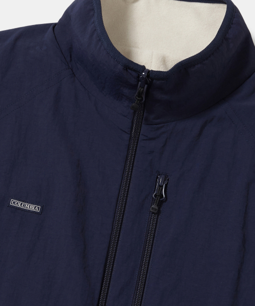 TRAJAN LABEL REVERSIBLE NYLON/PP VEST_NAVY