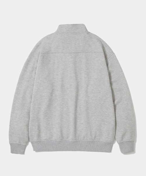 NY STREET TAIL FLEECE H/ZIP SWEATSHIRTS_M.GRAY