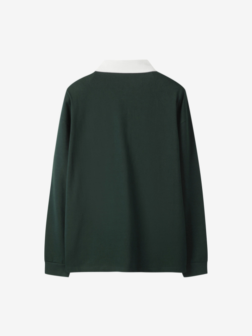 OVERSIZE LOGO COTTON T-SHIRTS_GREEN