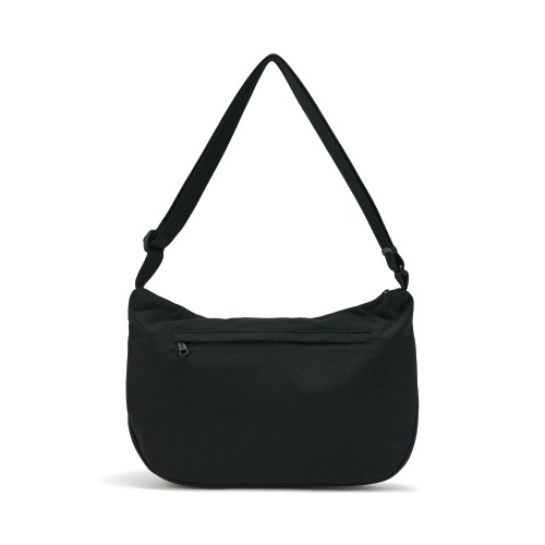 TWO POCKET HOBO BAG - BLACK (P255ACR410)