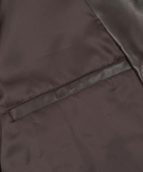 PU куртка (DARK BROWN)