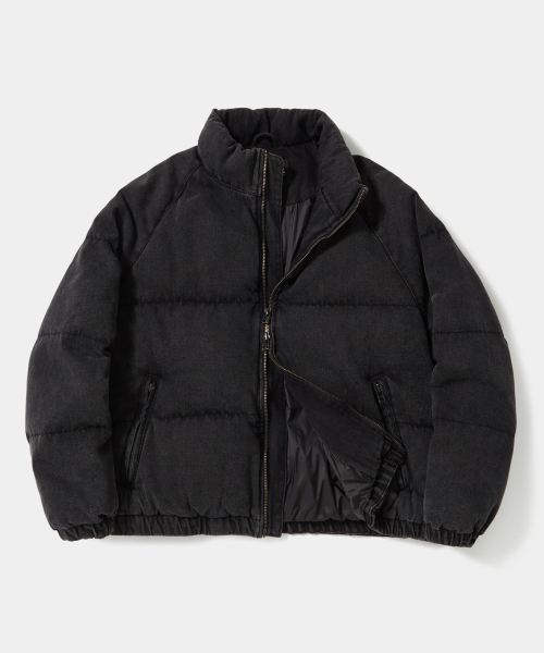 NYC DENIM WOMENS PUFFER_GRAY DENIM