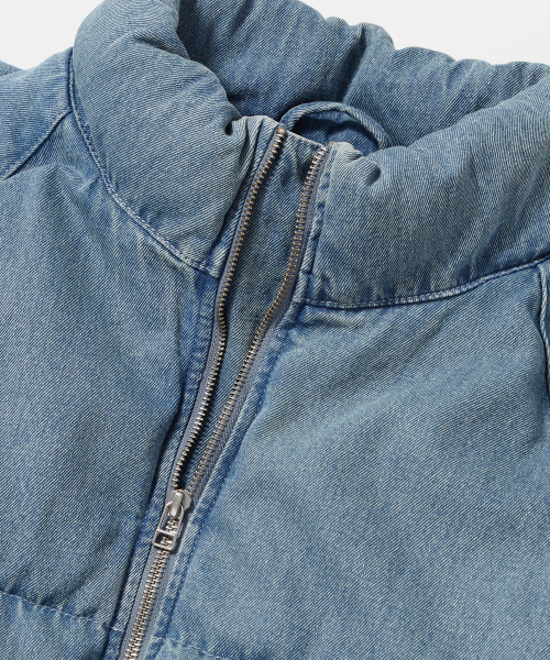 NYC DENIM WOMENS PUFFER_LIGHT DENIM