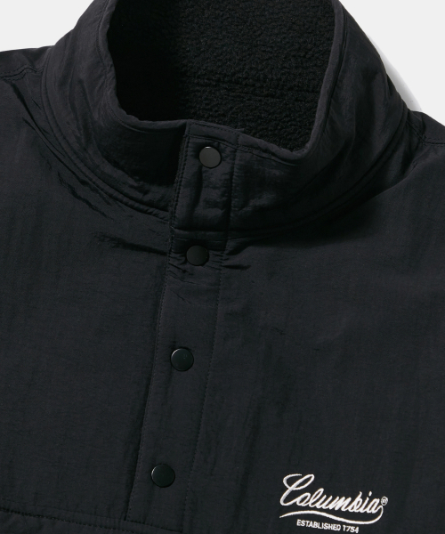 NY STREET TAIL REVERSIBLE NYLON/PP ANORAK_BLACK