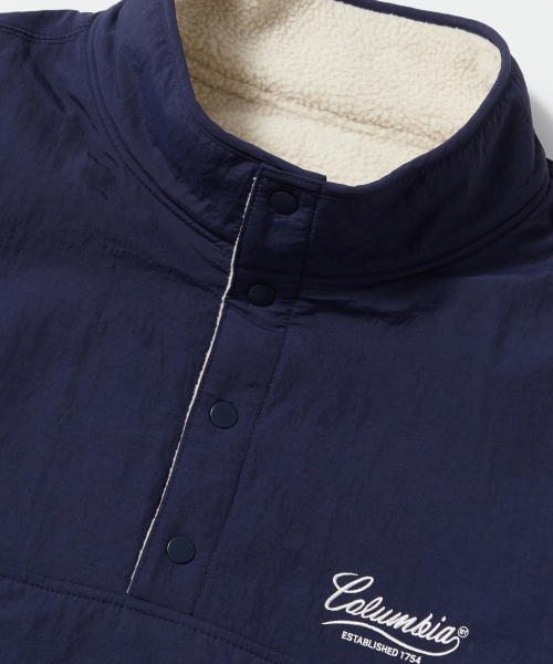 NY STREET TAIL REVERSIBLE NYLON/PP ANORAK_NAVY