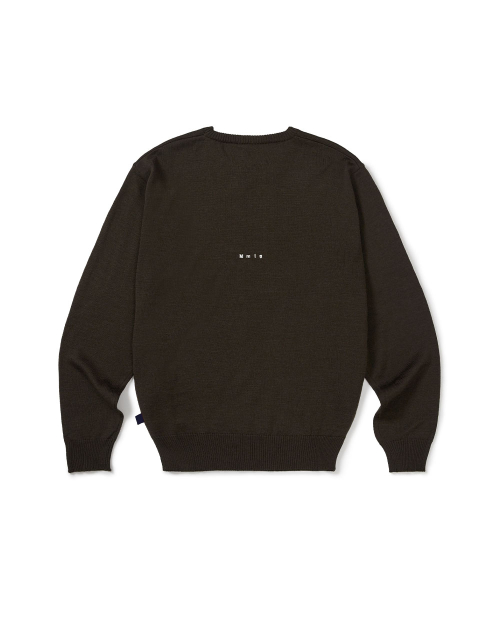 [Mmlg] MM AUTHENTIC KNIT (BROWN)