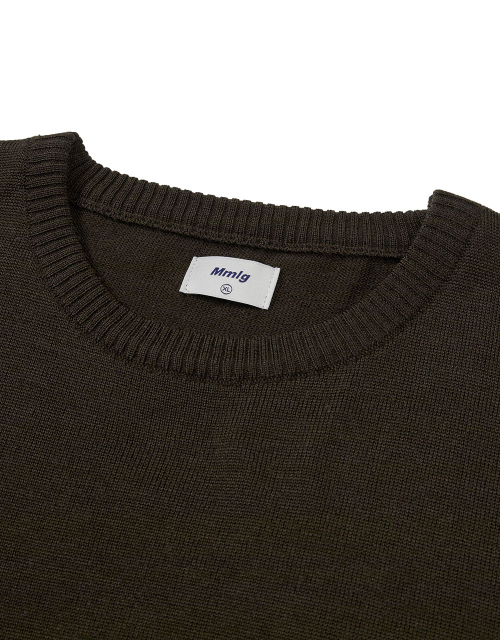 [Mmlg] MM AUTHENTIC KNIT (BROWN)
