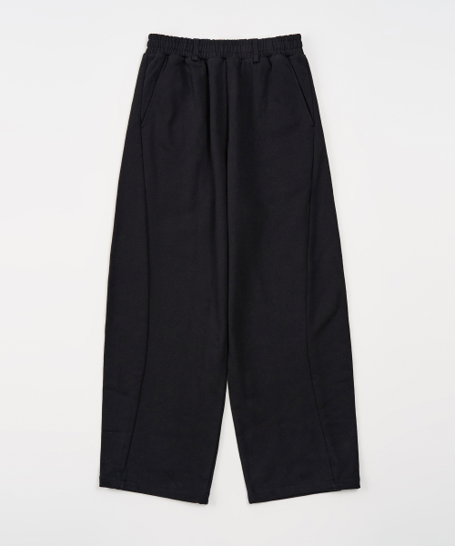 INCISION BALLOON FIT SWEAT PANTS (BLACK)