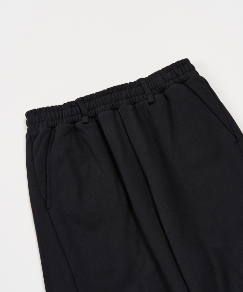 INCISION BALLOON FIT SWEAT PANTS (BLACK)