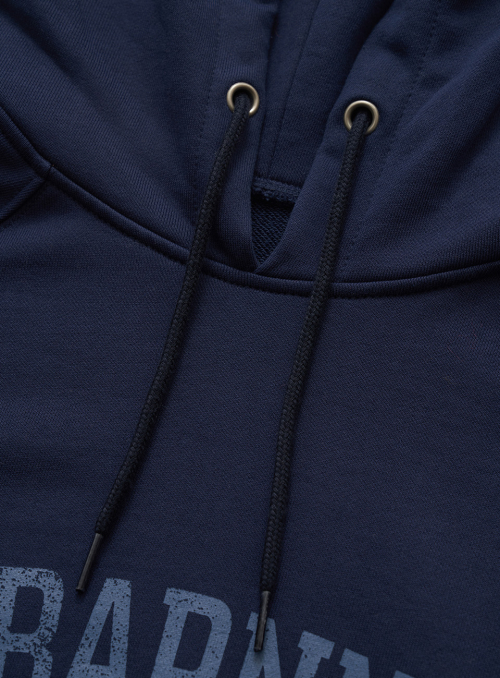 Oversized Coma Pullover Hoodie_Navy