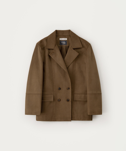 Rust Suede Jacket - Brown