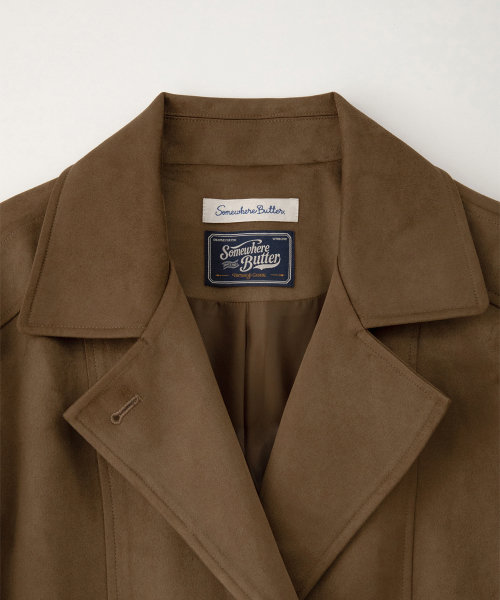 Rust Suede Jacket - Brown