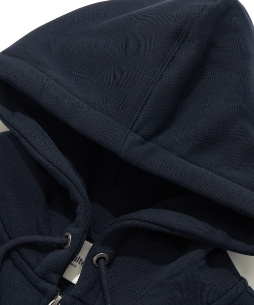 SCRIPT CHAIN EMB HOOD ZIP-UP_D.NAVY