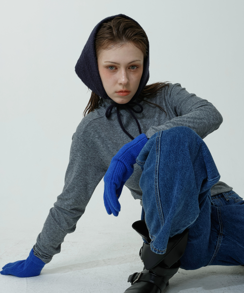 Темные зауженные джинсы_Blue