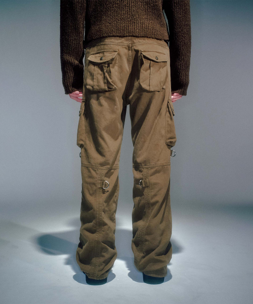 MEN SCOTTIE SEMI BOOTS CUT PANTS BROWN