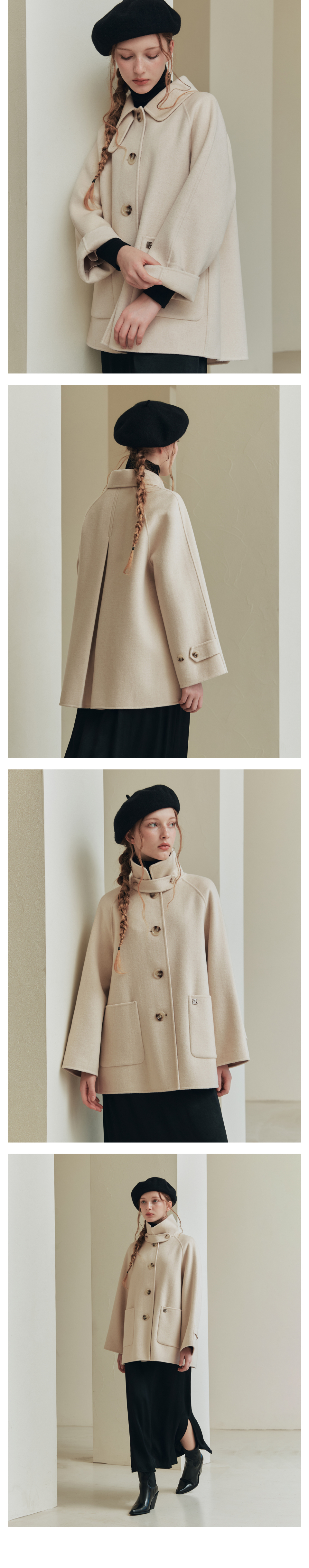 雰囲気◎ ~00's Japan製 Green Wool Half Coat CLASSIC WOOL COAT EARTH GREEN – NO/FAITH STUDIOS