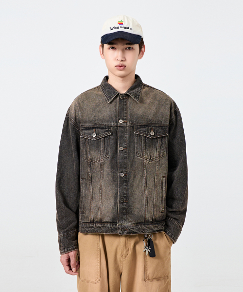 Куртка ASI OG Essential Trucker_Denim Dust Black