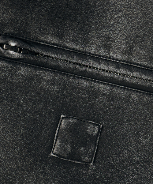 DIMITRI BLACK ディミトリブラック FAUX LEATHER デトロイト ワークジャケット ブラック 画像 8
