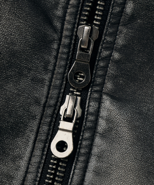 DIMITRI BLACK ディミトリブラック FAUX LEATHER デトロイト ワークジャケット ブラック 画像 9
